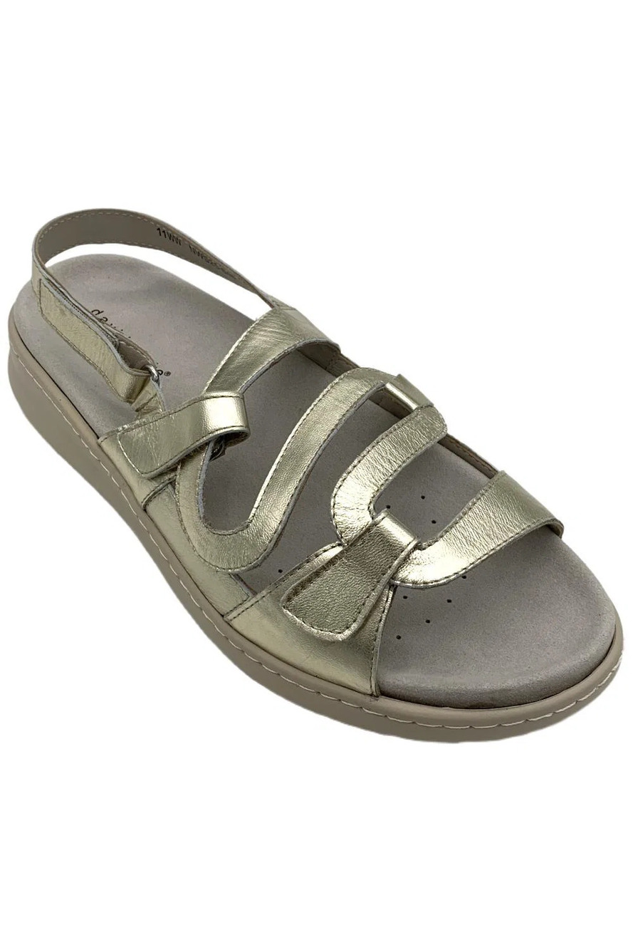 David Tate Women's Femme Slingback Sandals Platinum - Extra Wide
